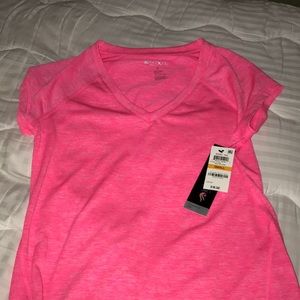 Pink athletic work out shirt NWT size small